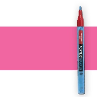 Fine art shop - Acrylic Marker Amsterdam color Reflex Pink 384 (2 mm.) | totenart.com