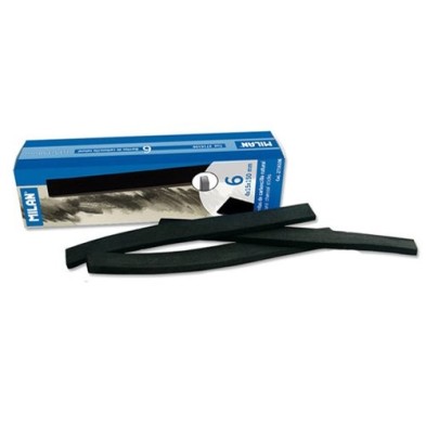 Fine art shop - Natural flat Milan charcoals, 4x15 mm., box 6 units. | totenart.com