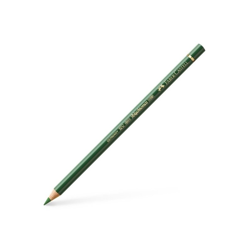 Fine art shop - Polychrome pencil Faber Castell olive green permanent 167 | totenart.com