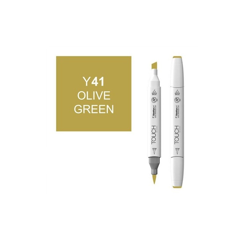Fine art shop - Marker alcohol TOUCH TWIN Olive Greenn.Y41 | totenart.com
