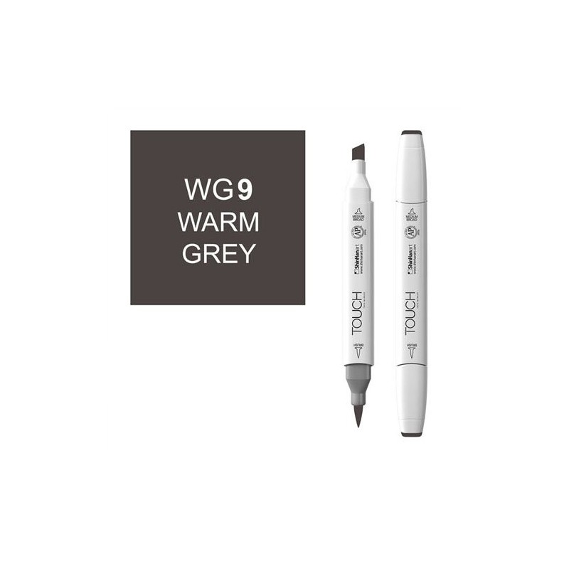 Fine art shop - Marker alcohol TOUCH TWIN  Warm Grey WG9 | totenart.com