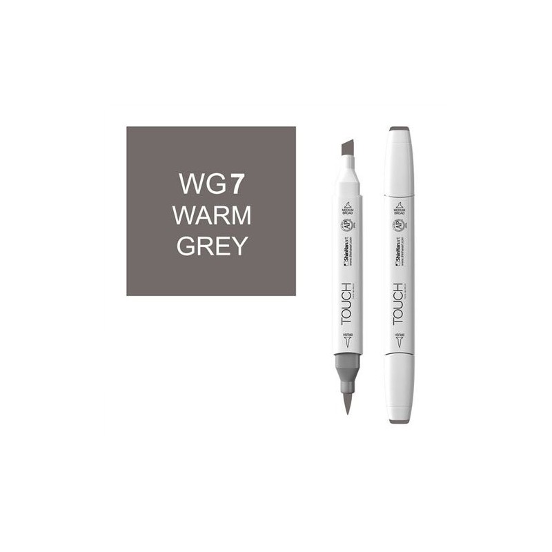 Fine art shop - Marker alcohol TOUCH TWIN  Warm Grey WG7 | totenart.com