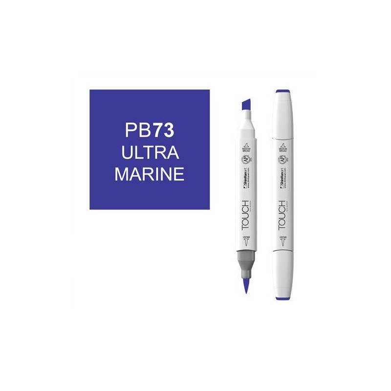 Fine art shop - Marker alcohol TOUCH TWIN Ultramarine n. PB73 | totenart.com