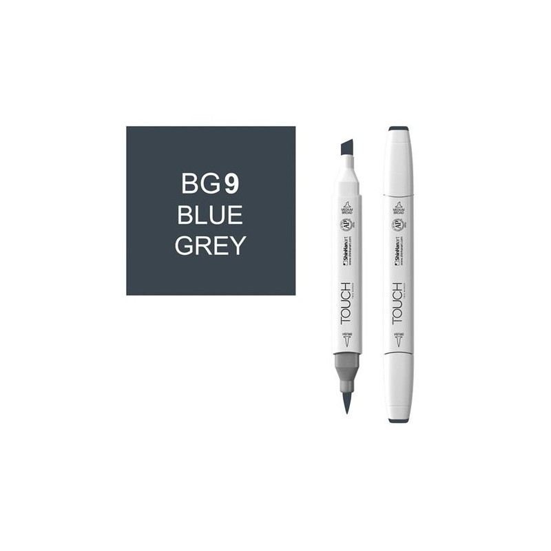 Fine art shop - Marker alcohol TOUCH TWIN  Blue Grey BG9 | totenart.com