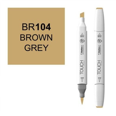 Fine art shop - Marker alcohol TOUCH TWIN Brown Grey  n. BR104 | totenart.com