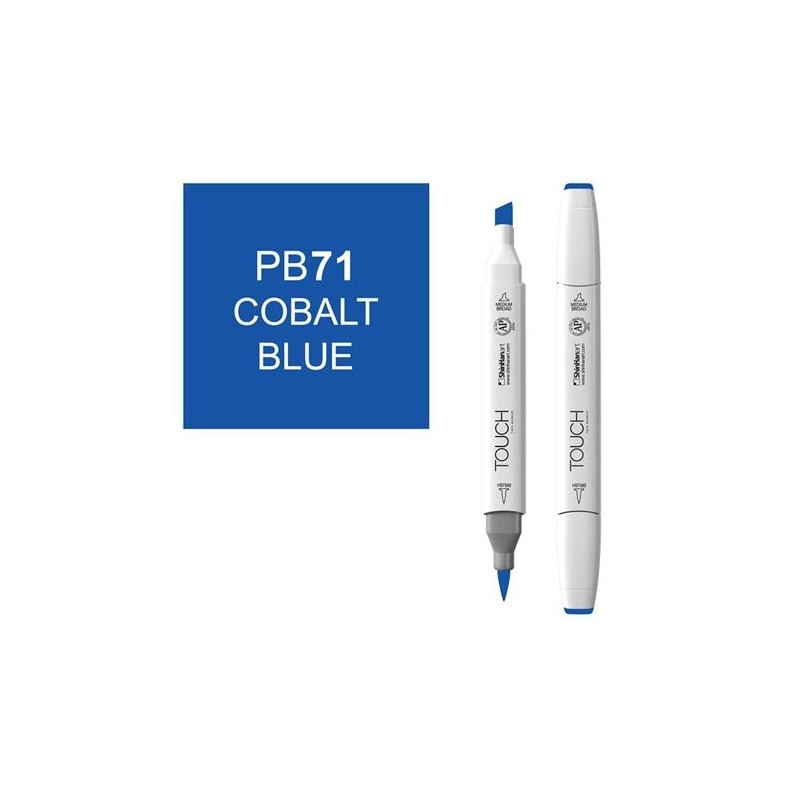 Fine art shop - Marker alcohol TOUCH TWIN Cobalt Blue n. PB71 | totenart.com