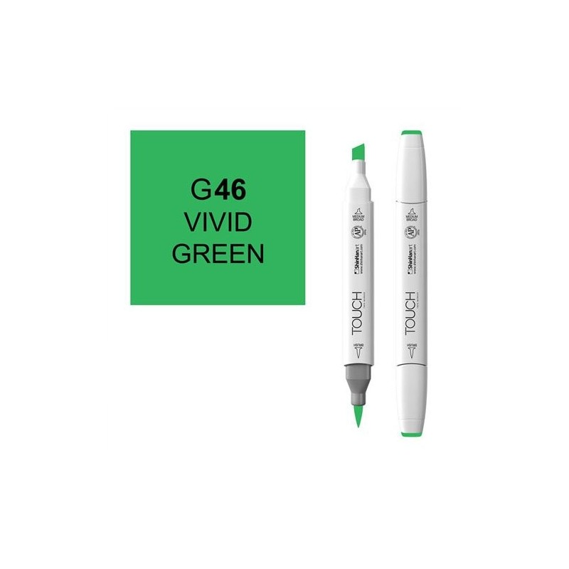 Fine art shop - Marker alcohol TOUCH TWIN Vivid Green n. G46 | totenart.com