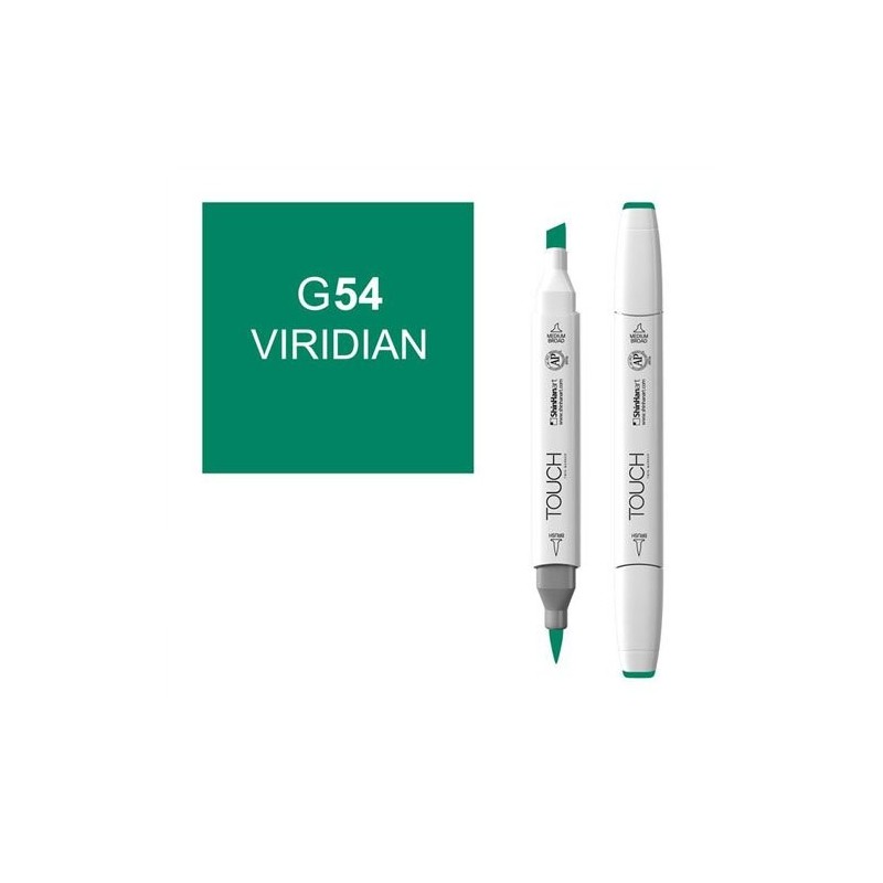 Fine art shop - Marker alcohol TOUCH TWIN Viridian n. G54 | totenart.com