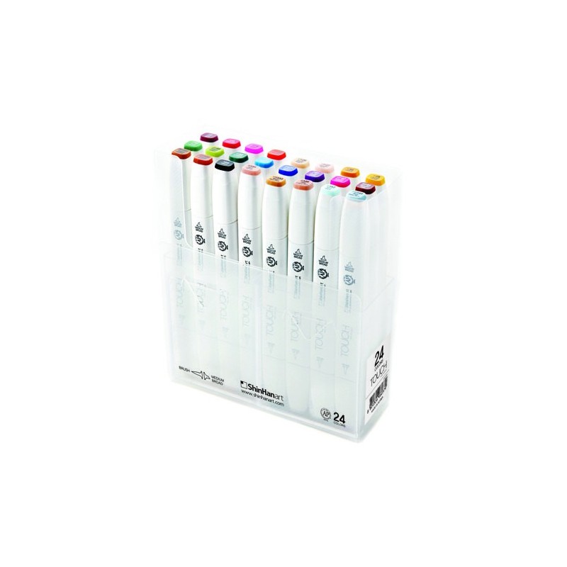 Fine art shop - TOUCH TWIN 24 brush marker set | totenart.com