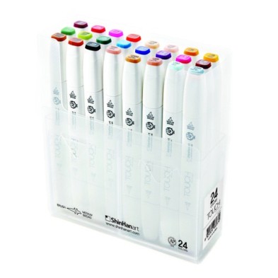 Fine art shop - TOUCH TWIN 24 brush marker set | totenart.com