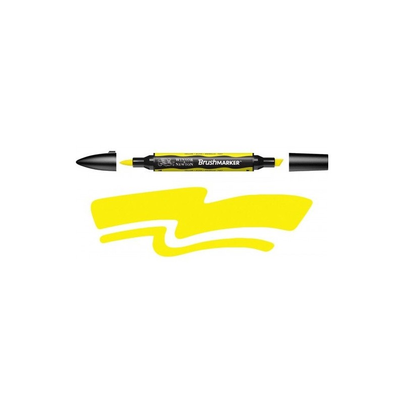 Fine art shop - Brushmarker Yellow (Y657) Winsor & Newton | totenart.com