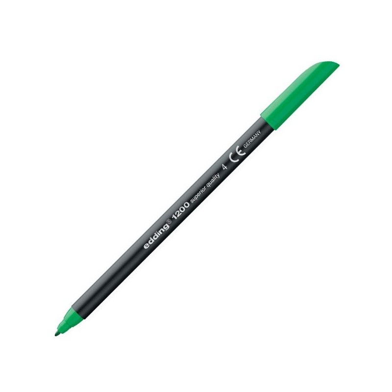 Fine art shop - Edding Marker 1200 Green 04, 1 mm. tip | totenart.com