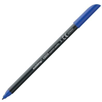 Fine art shop - Edding Marker 1200 Blue 03, 1 mm. tip | totenart.com
