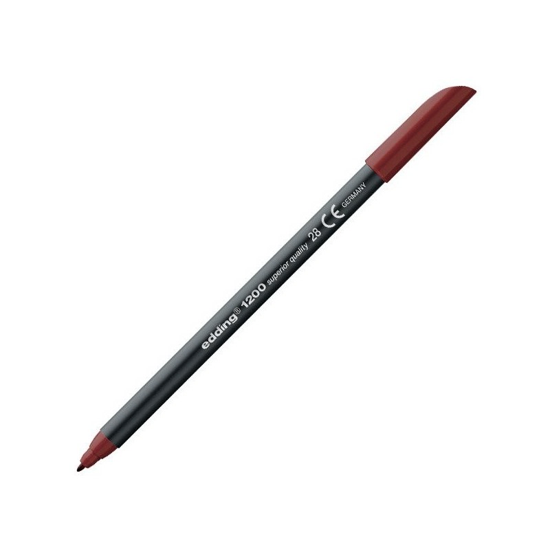 Fine art shop - Edding Marker 1200 \nRed English 28, 1 mm. tip | totenart.com