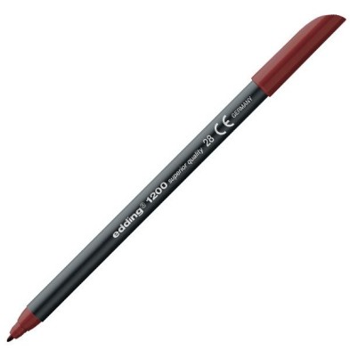 Fine art shop - Edding Marker 1200 \nRed English 28, 1 mm. tip | totenart.com