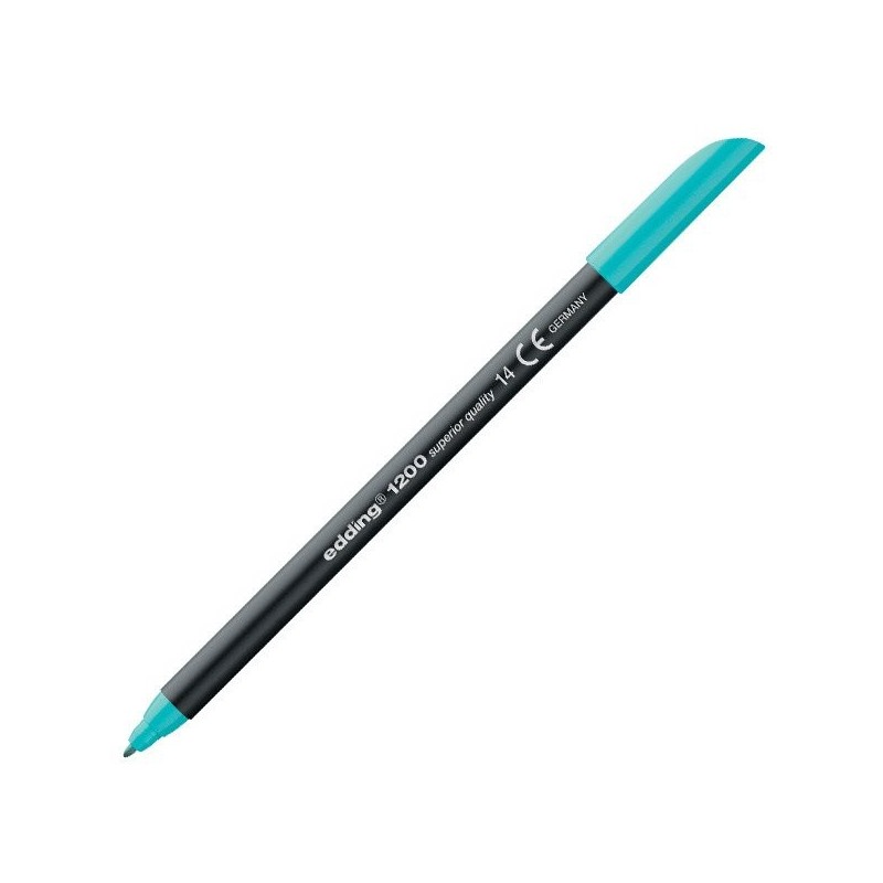 Fine art shop - Edding Marker 1200 Turquoise Blue 14, 1 mm. tip | totenart.com