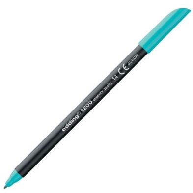Fine art shop - Edding Marker 1200 Turquoise Blue 14, 1 mm. tip | totenart.com