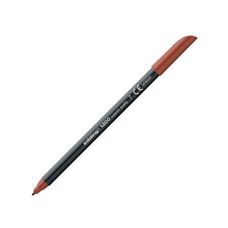 Fine art shop - Edding Marker 1200 Brown 07, 1 mm. tip | totenart.com