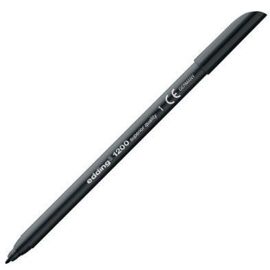 Fine art shop - Edding Marker 1200 Black 01, 1 mm. tip | totenart.com