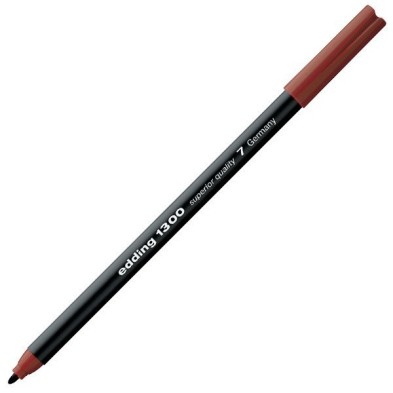 Fine art shop - Edding Marker 1300 Brown 07, 2 mm. tip | totenart.com