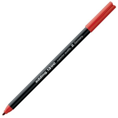 Fine art shop - Edding Marker 1300 Red 02, 2 mm. tip | totenart.com
