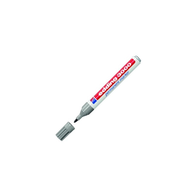 Fine art shop - Edding Permanent Marker 3000 Grey 12, 1.5-3 mm. tip | totenart.com