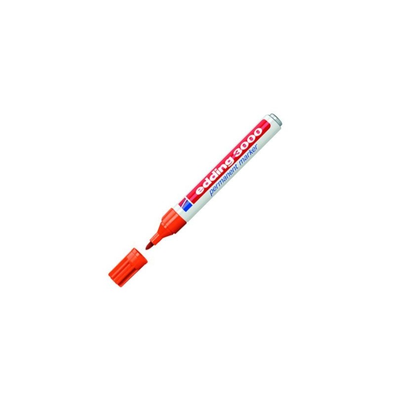 Fine art shop - Edding Permanent Marker 3000 Orange 06, 1.5-3 mm. tip | totenart.com