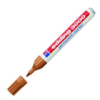 Fine art shop - Edding Permanent Marker 3000 Ochre 13, 1.5-3 mm. tip | totenart.com