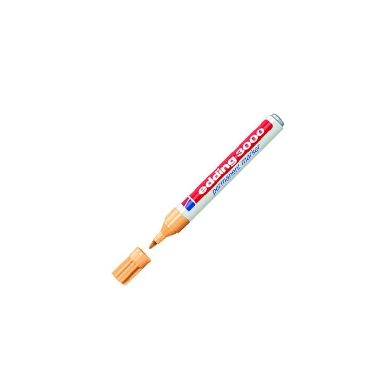Fine art shop - Edding Permanent Marker 3000 Light Orange 16, 1.5-3 mm. tip | totenart.com