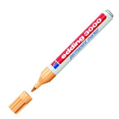 Fine art shop - Edding Permanent Marker 3000 Light Orange 16, 1.5-3 mm. tip | totenart.com
