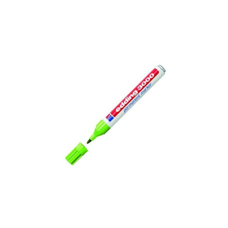 Fine art shop - Edding Permanent Marker 3000 Light Green 11, 1.5-3 mm. tip | totenart.com