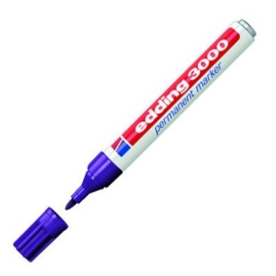 Fine art shop - Edding Permanent Marker 3000 Violet 08, 1.5-3 mm. tip | totenart.com