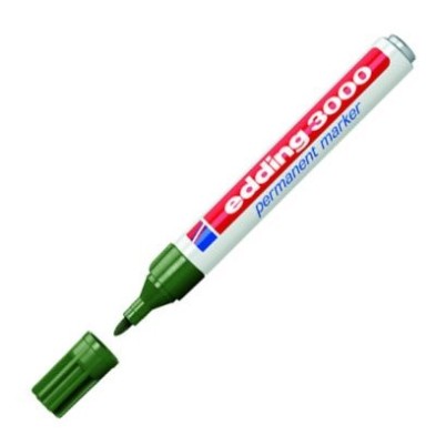 Fine art shop - Edding Permanent Marker 3000 Olive Green 15, 1.5-3 mm. tip | totenart.com