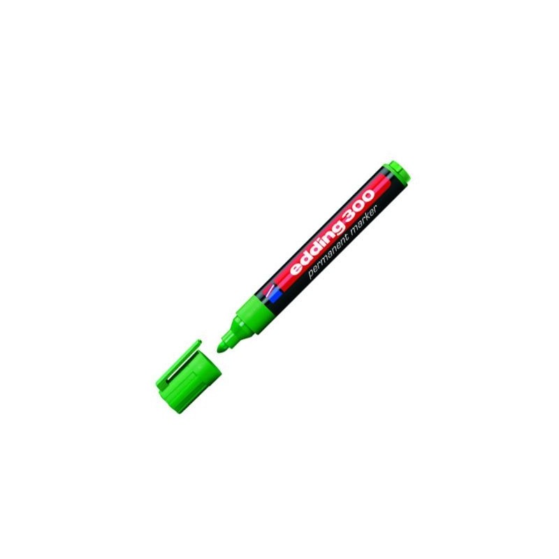 Fine art shop - Edding Permanent Marker 300 Green 04, 1.5-3 mm. tip | totenart.com