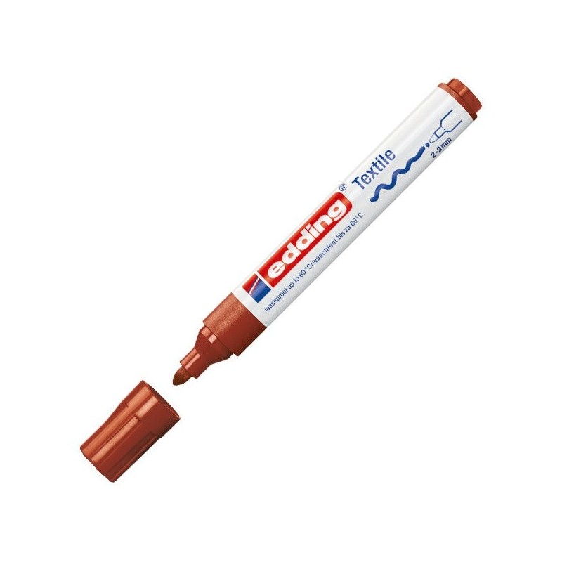 Fine art shop - Edding Textile Marker 4500 Brown 07, 2-3 mm. tip | totenart.com