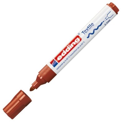 Fine art shop - Edding Textile Marker 4500 Brown 07, 2-3 mm. tip | totenart.com