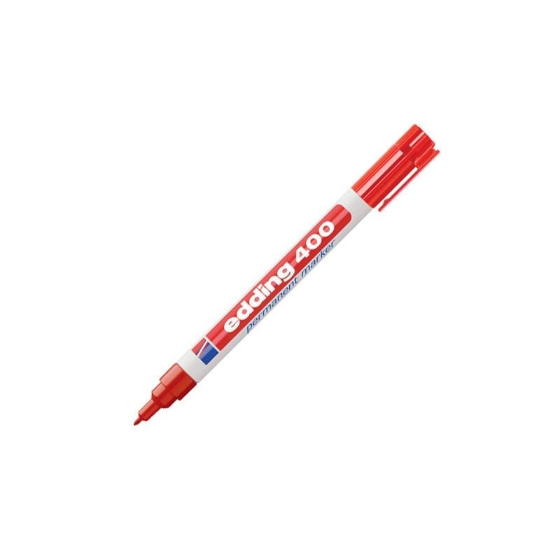 Fine art shop - Edding Permanent Marker 400 Red 02, 1 mm. tip | totenart.com