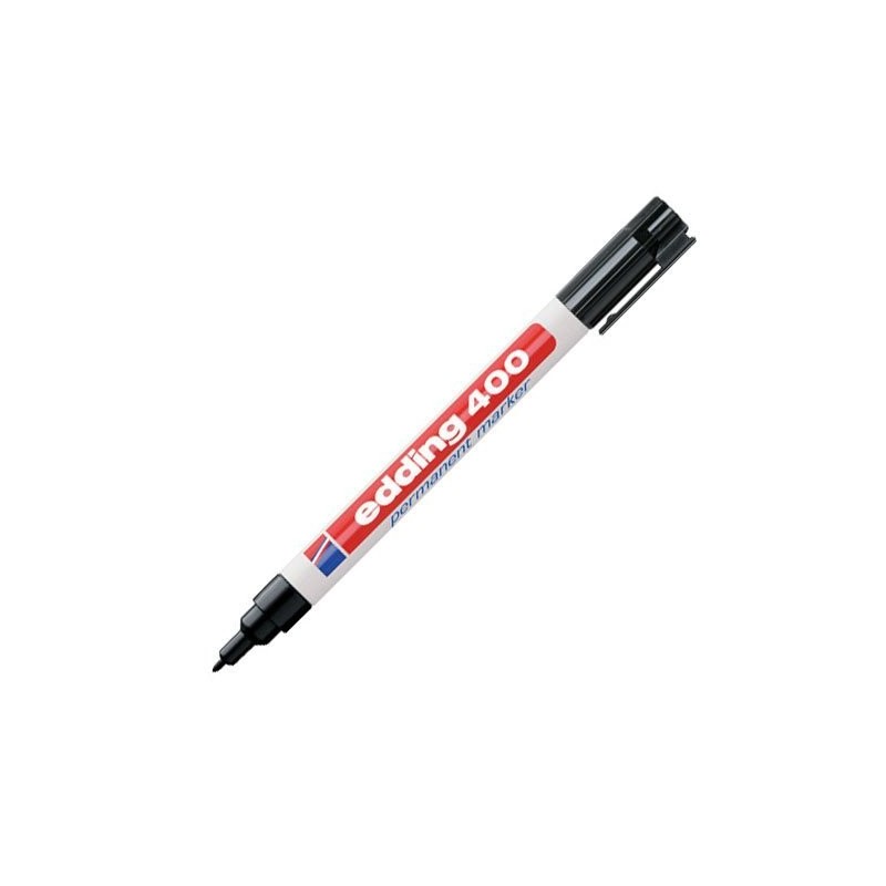 Fine art shop - Edding Permanent Marker 400 Black 01, 1 mm. tip | totenart.com