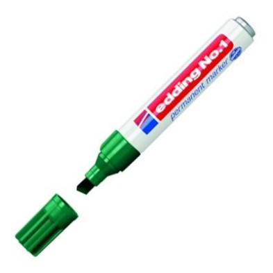 Fine art shop - Edding Permanent Marker Serie 1 Green 04, 1-5 mm. beveled tip | totenart.com
