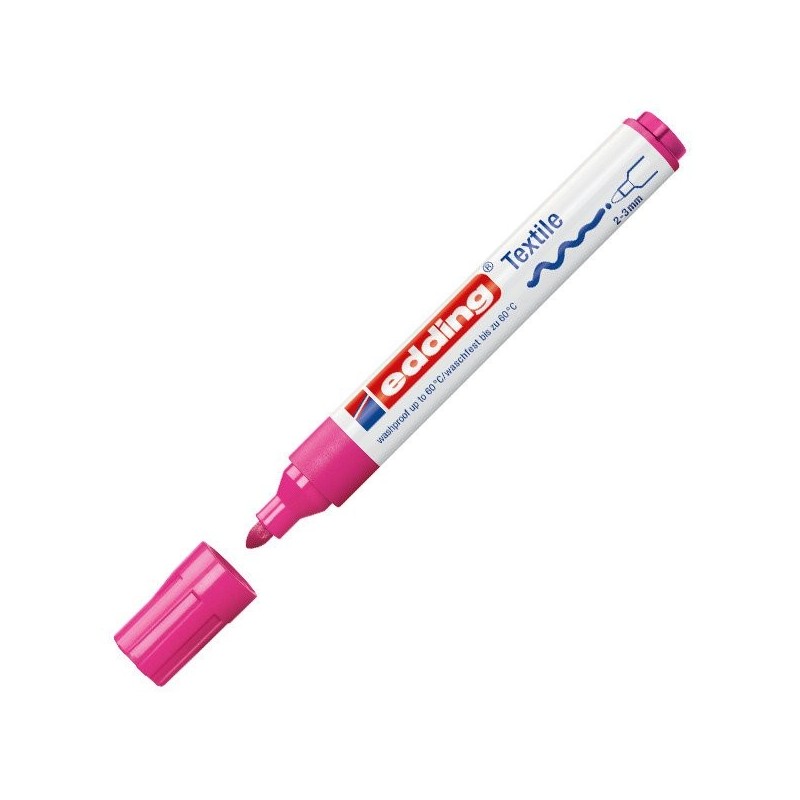 Fine art shop - Edding Textile Marker 4500 Neon Pink, 2-3 mm. tip | totenart.com