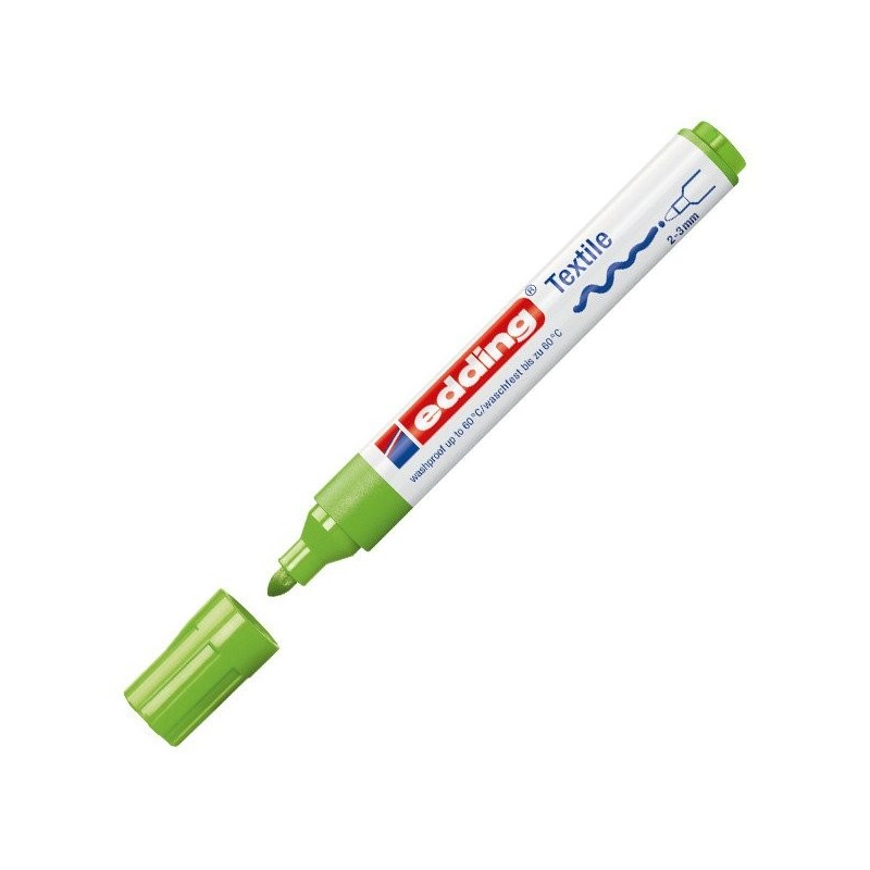 Fine art shop - Edding Textile Marker 4500 Light Green 11, 2-3 mm. tip | totenart.com
