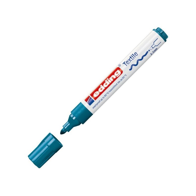 Fine art shop - Edding Textile Marker 4500 Oriental Blue 33, 2-3 mm. tip | totenart.com