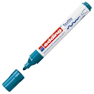Fine art shop - Edding Textile Marker 4500 Oriental Blue 33, 2-3 mm. tip | totenart.com
