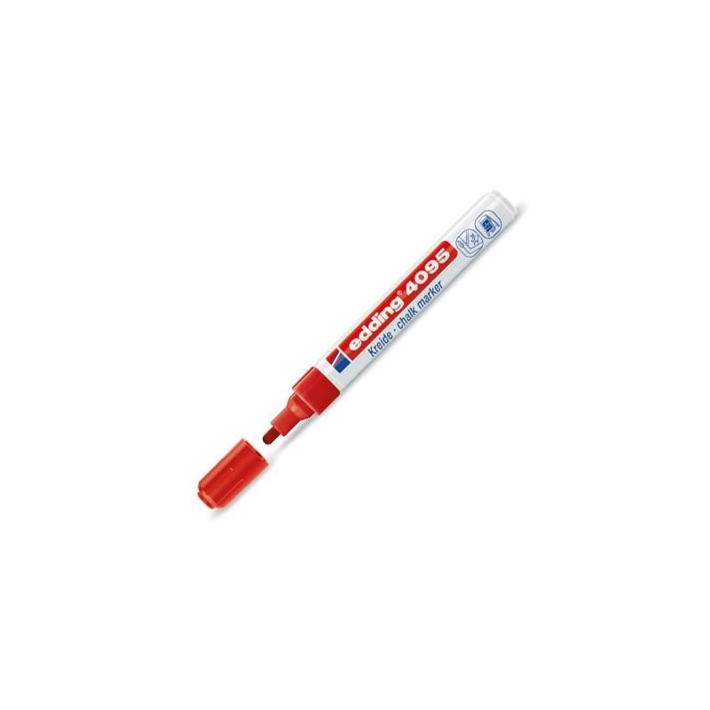 Fine art shop - \nMarker Chalk Liquid Edding 4095 Red 02, round tip 2-3 mm. | totenart.com