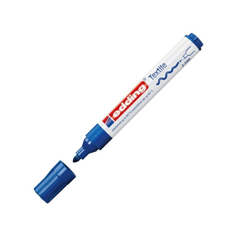 Fine art shop - Edding Textile Marker 4500 Blue 03, 2-3 mm. tip | totenart.com