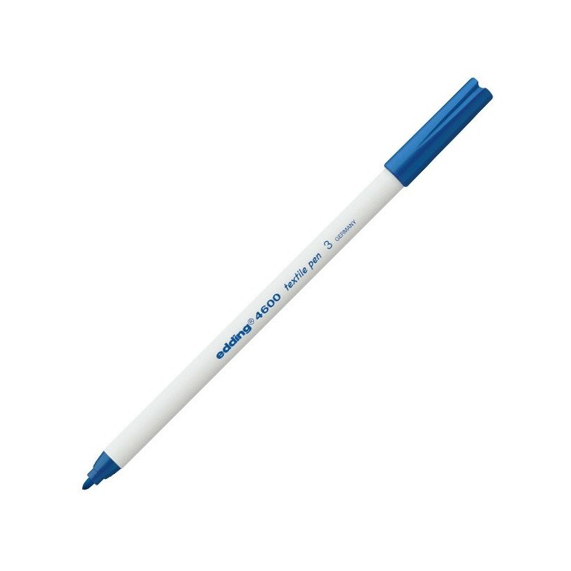Fine art shop - Edding Textile Marker 4600 Blue 03, 1 mm. tip | totenart.com