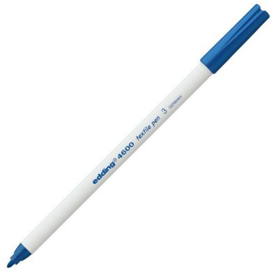 Fine art shop - Edding Textile Marker 4600 Blue 03, 1 mm. tip | totenart.com