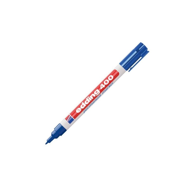 Fine art shop - Edding Permanent Marker 400 Blue 03, 1 mm. tip | totenart.com