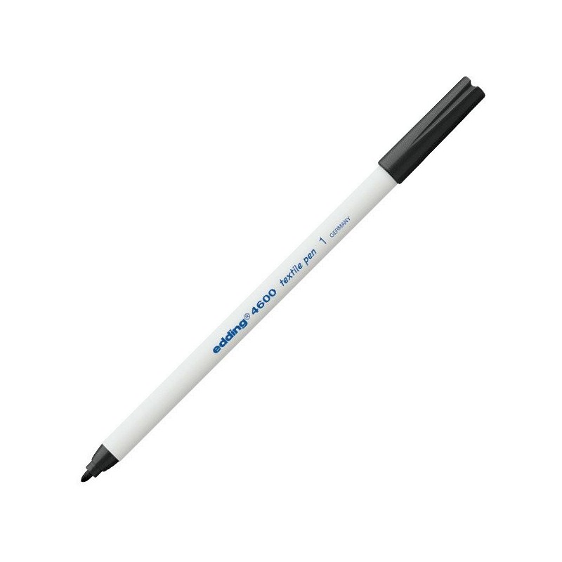 Fine art shop - Edding Textile Marker 4600 Black 01, 1 mm. tip | totenart.com
