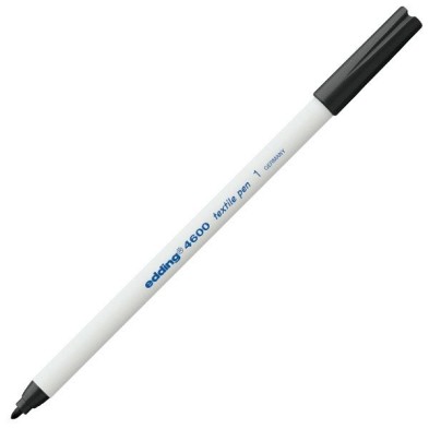 Fine art shop - Edding Textile Marker 4600 Black 01, 1 mm. tip | totenart.com